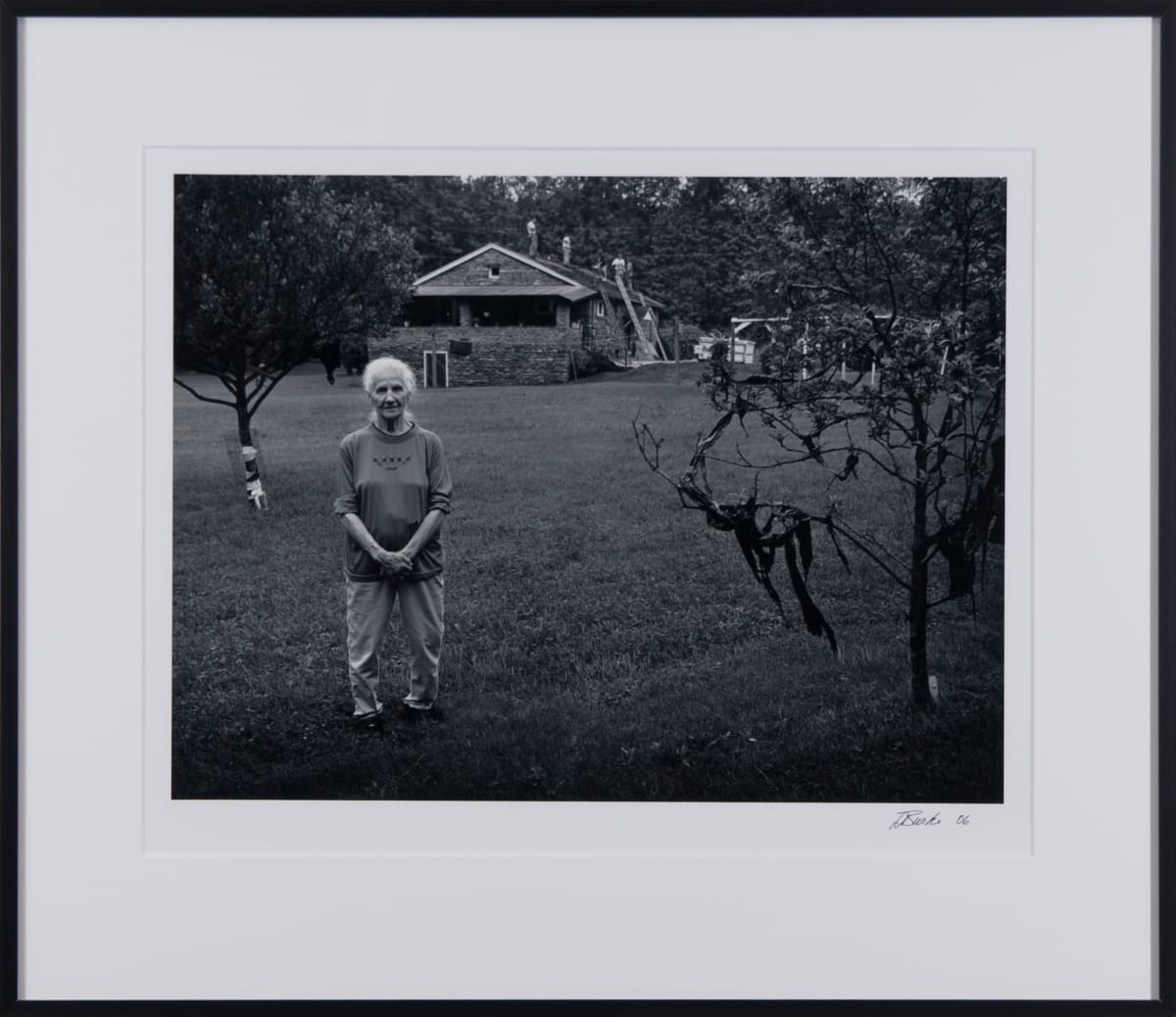 Woman with Roofers by David Burke 