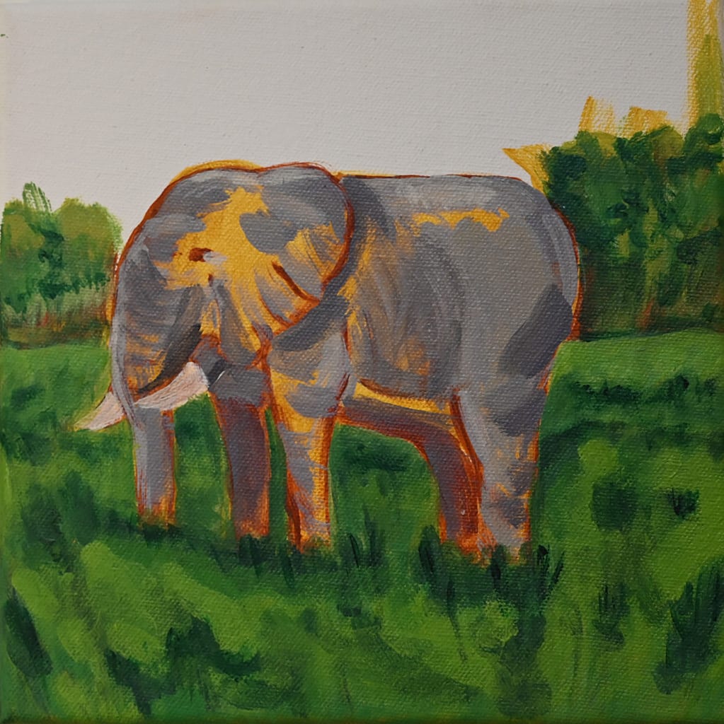 Elephant (work in progress) by Esther Barragan, Image 1.