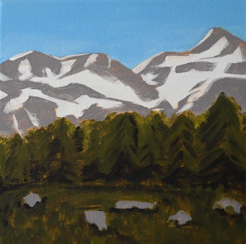 Snow-capped Mountains by Esther Barragan, Image 1.