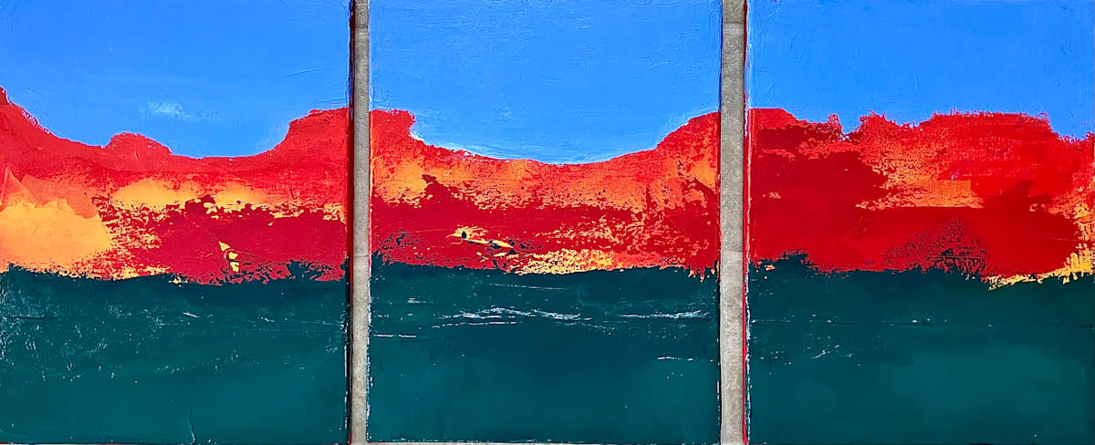 Mornings With The Mountains (triptych) by Monica Nask, Image 1.