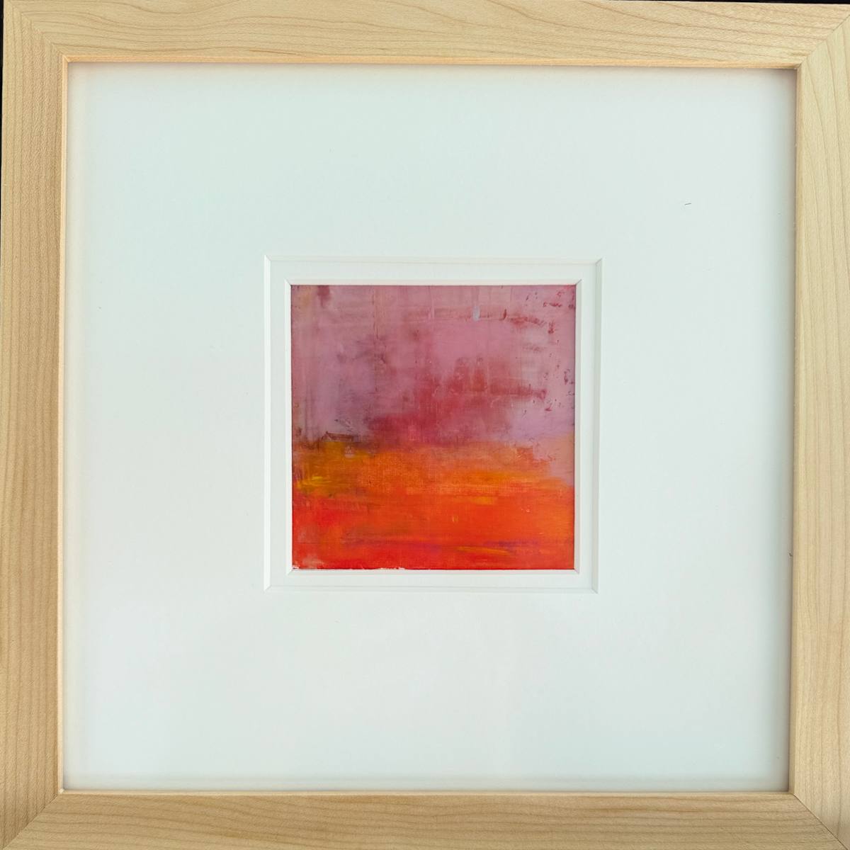 S.W. No. 1/25 by Suzanne Hughes  Image: A small, intuitive work created at home as part of my ongoing Small Works on Paper series.