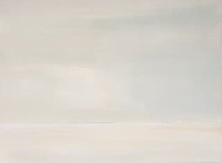 Breakthrough by Suzanne Hughes  Image: Breakthrough is an original abstract coastal painting from my Salt Light collection. This piece captures the quiet stillness of a deserted shoreline, where soft light drifts across an open horizon. With its pale, mist-washed palette and gentle transitions of tone, Breakthrough invites a moment of calm—an atmosphere of clarity, breath, and subtle emotional shift.
Inspired by my upbringing along the UK coastline and my lifelong love of the horizon line, this painting explores the beauty of wide, open space. Its minimalist composition reflects that feeling of standing alone at the edge of the sea, where light breaks through and everything feels possible again.
Perfect for collectors seeking serene wall art, coastal décor, or contemporary minimalist seascapes, Breakthrough brings a sense of quiet luminosity to any room.