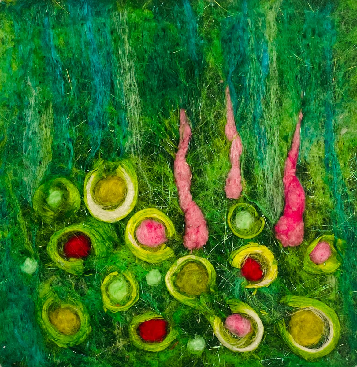 Emerald Vines by Ushma Sargeant Art, Image 1.