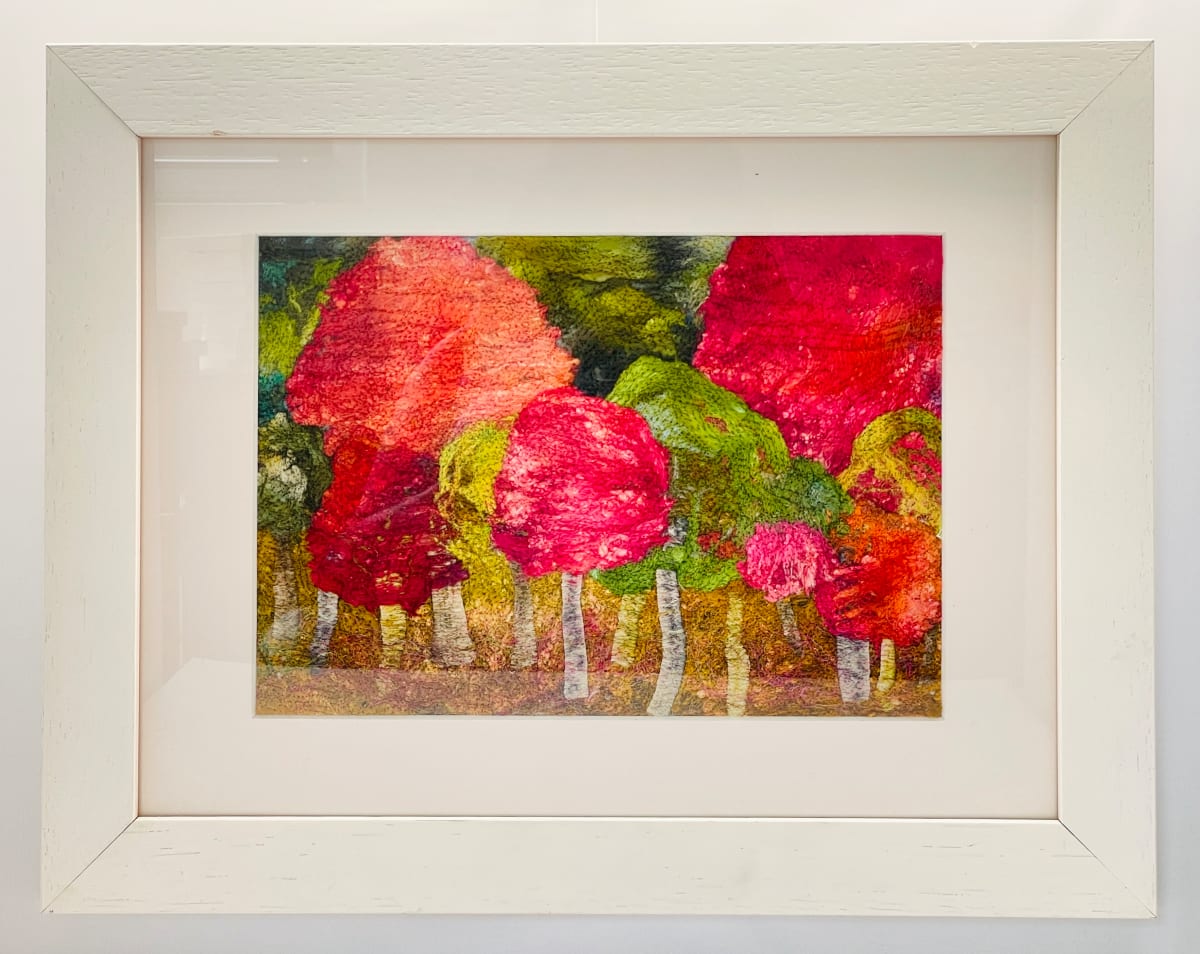 Autumn Trees by Ushma Sargeant Art 