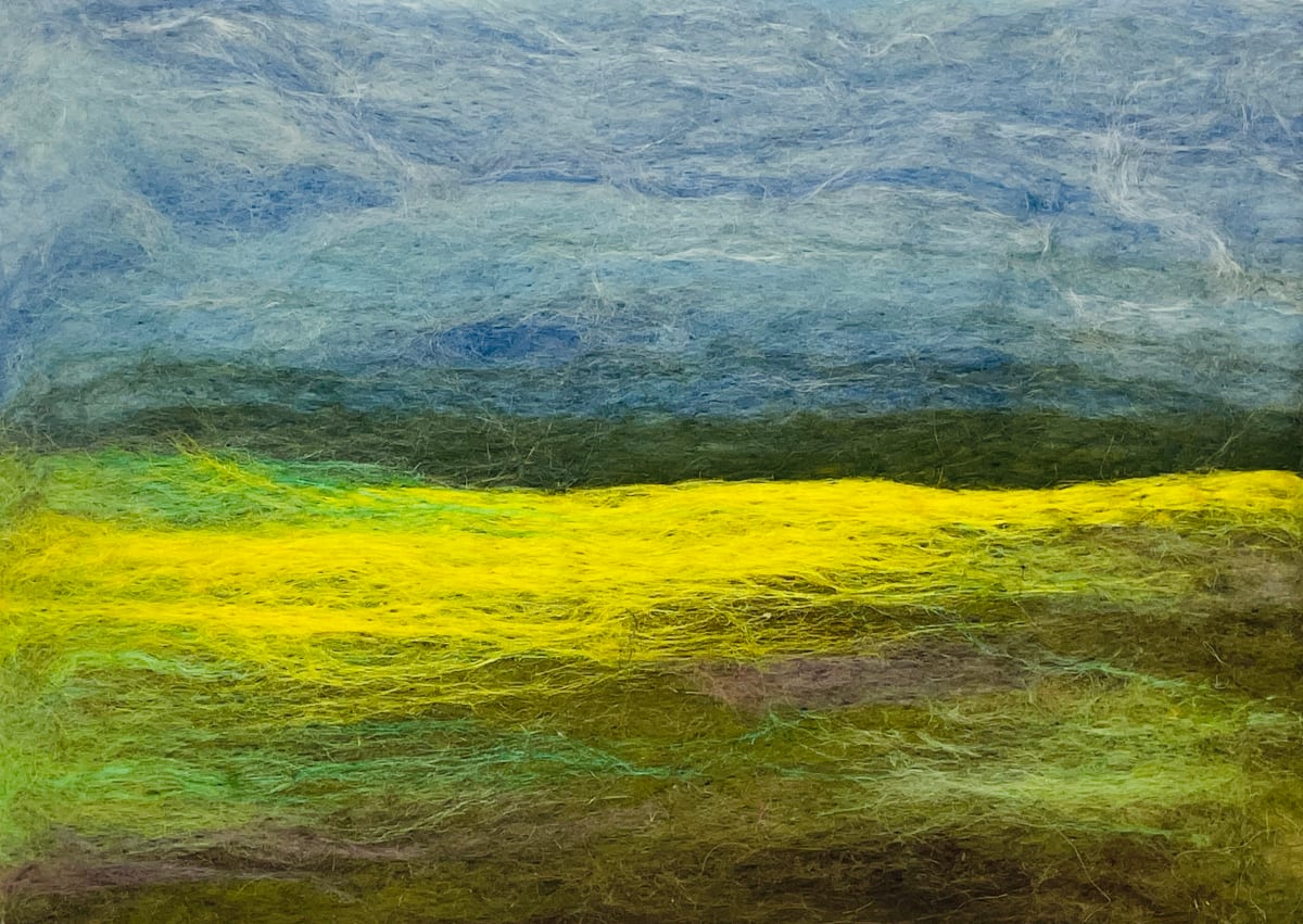 Silence is Yellow by Ushma Sargeant Art 