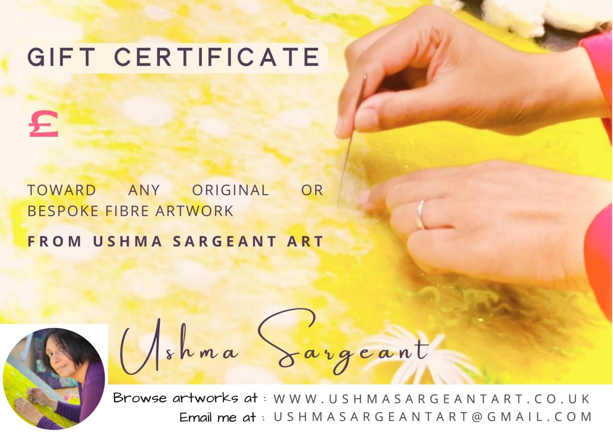 Gift Voucher by Ushma Sargeant Art 