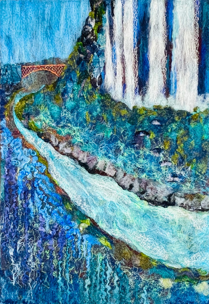 Into the Gorge by Ushma Sargeant Art 