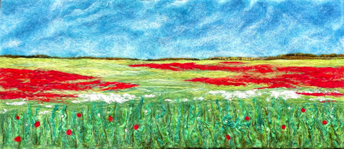Poppy Field 2021/01 by Ushma Sargeant Art 