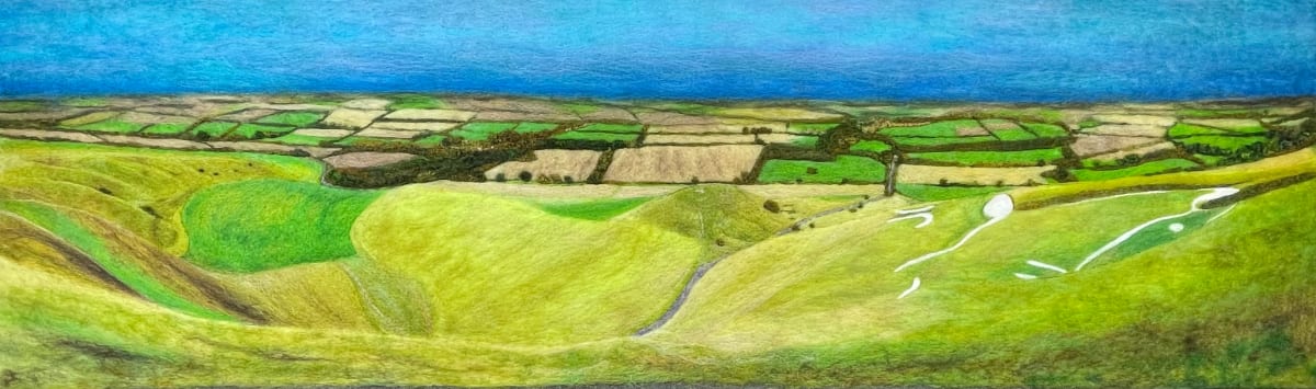 White Horse Hill 2 by Ushma Sargeant Art 