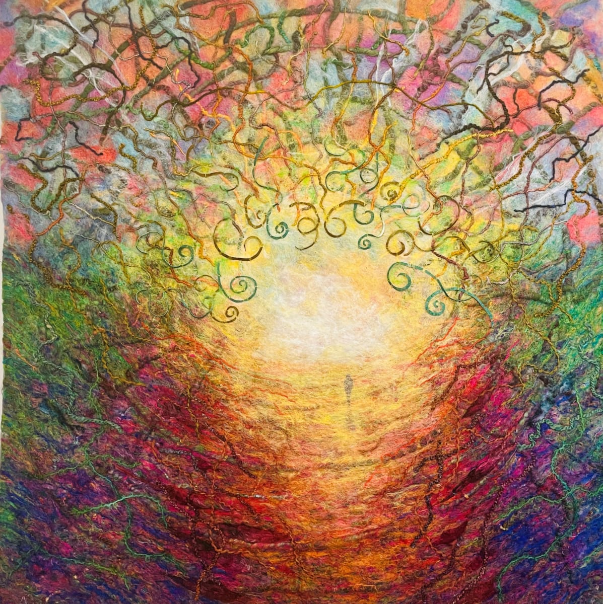 Walk out into Colour (2023) by Ushma Sargeant Art 