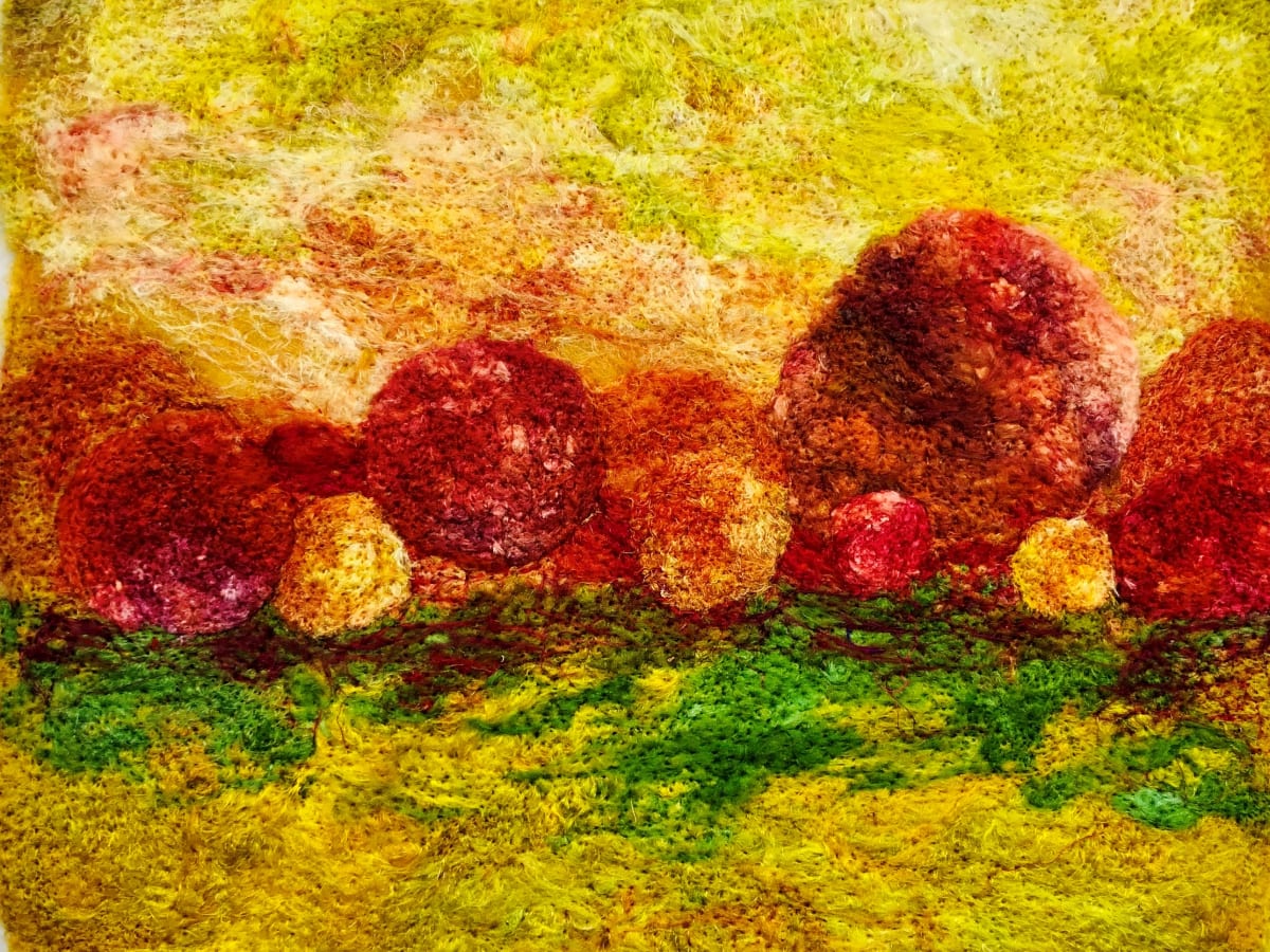 Autumn Trees by Ushma Sargeant Art 