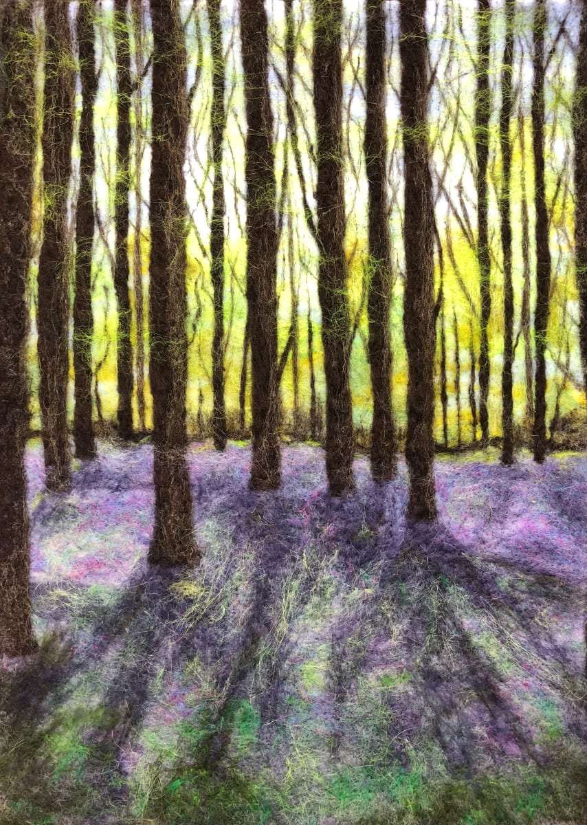 Bluebell Woods 6 by Ushma Sargeant Art 