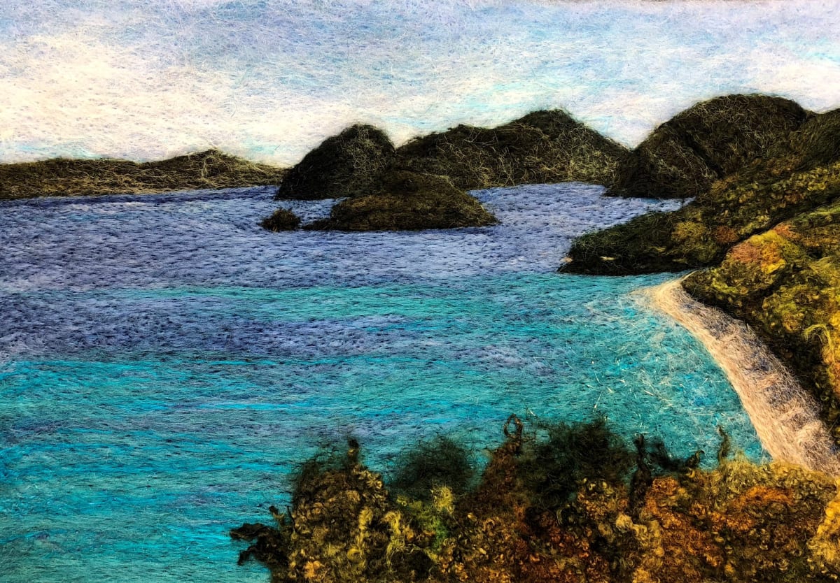 Trunk Bay by Ushma Sargeant Art 