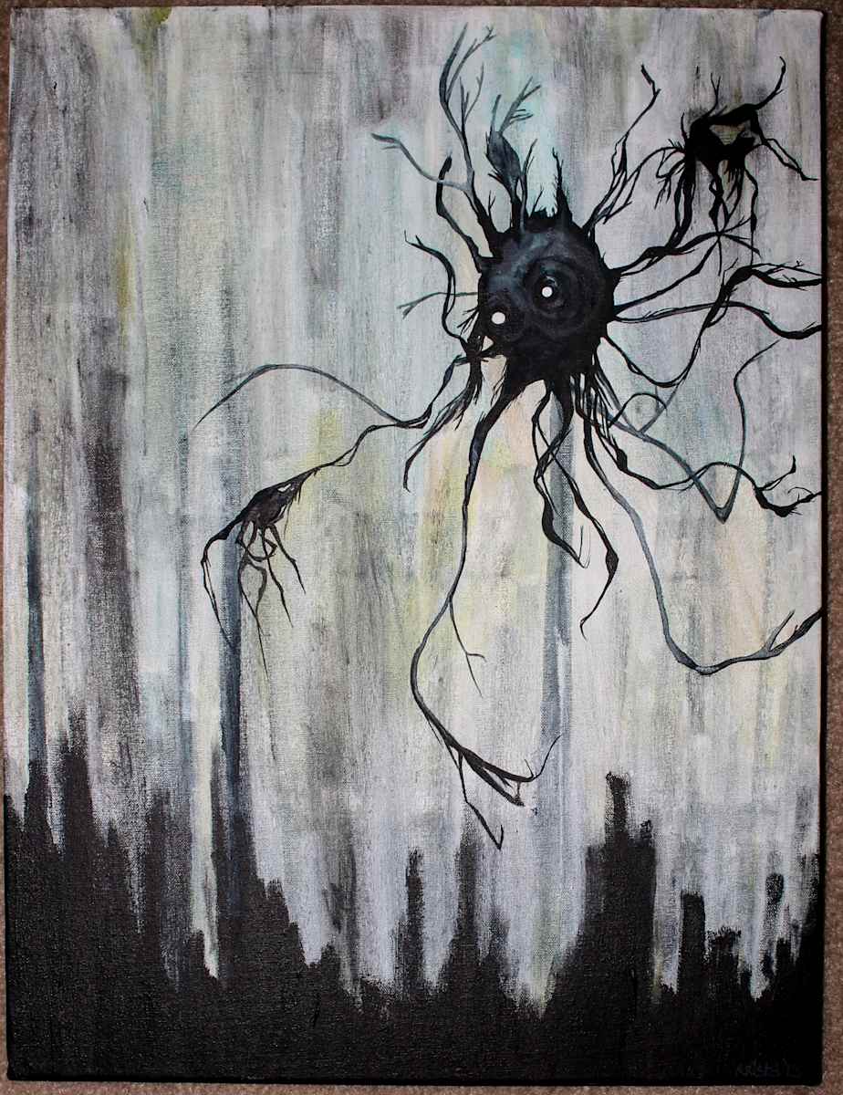 Dark Nebula by Krista O'Halpin  Image: Dark Nebula Watercolor Painting