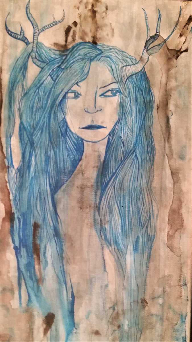 Forest girl by Krista O'Halpin 
