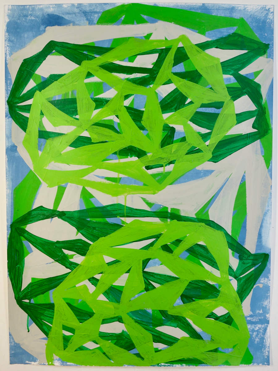 12423.2 by Tim McFarlane  Image: 12423.2, 2023, acrylic on paper, 30 x 22 inches