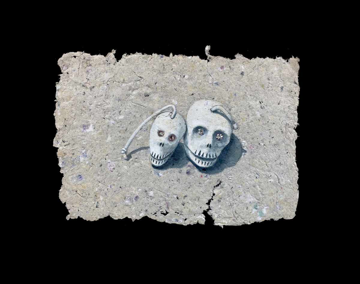Watercolor / Calavera 3 by Masako Takahashi 