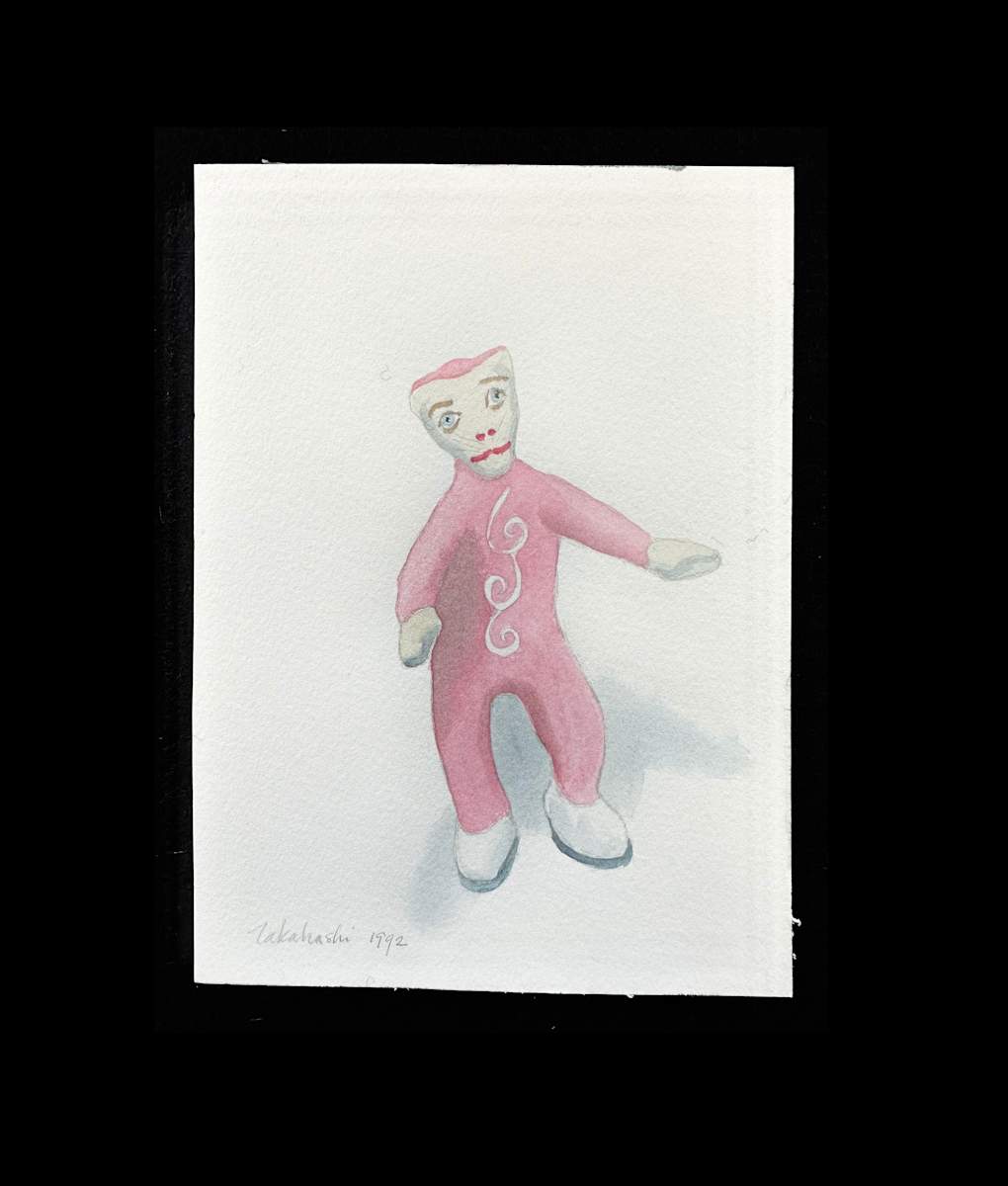 Watercolor / "Pinky" 4 by Masako Takahashi 