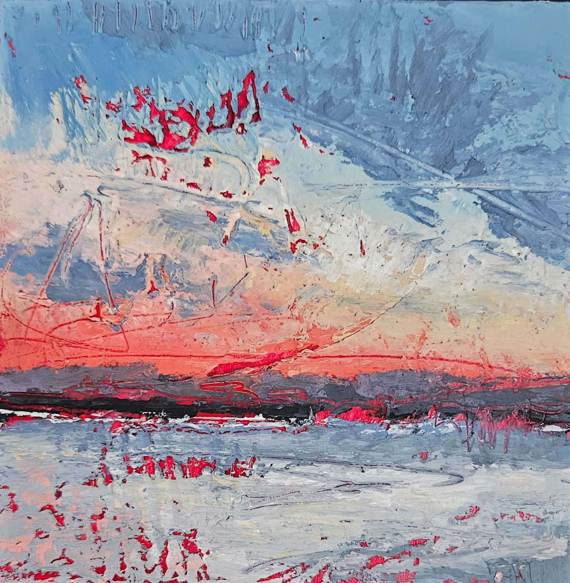 Tangerine Horizon by Laurie Huff 