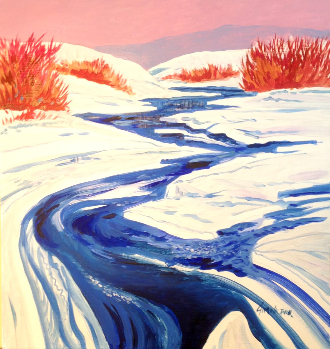 Winter Willows by Jim Walther  Image: A winter scene in the Jemez.