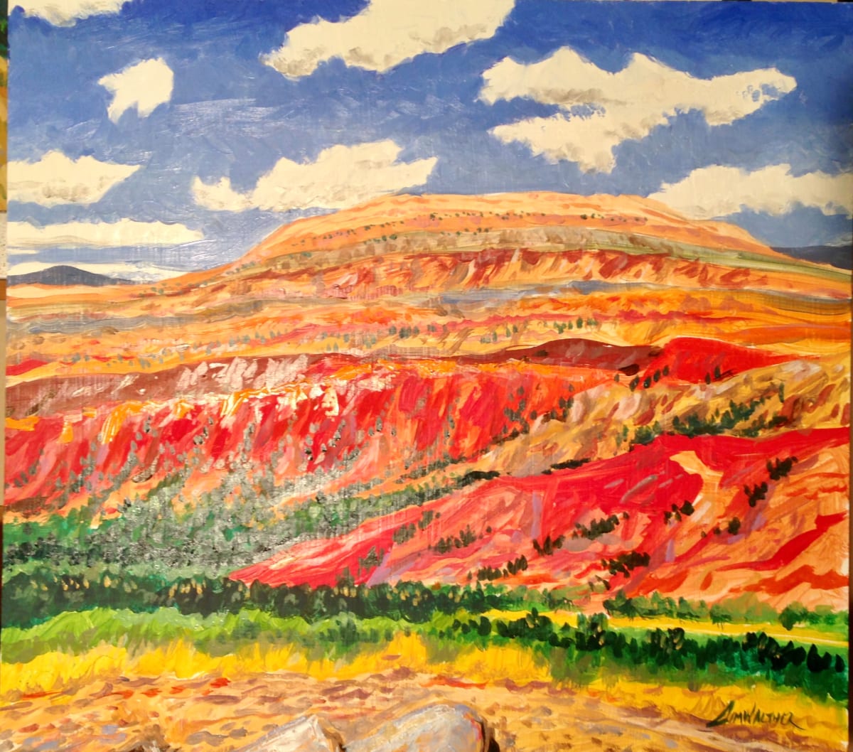Ghost Ranch Cliffs by Jim Walther 