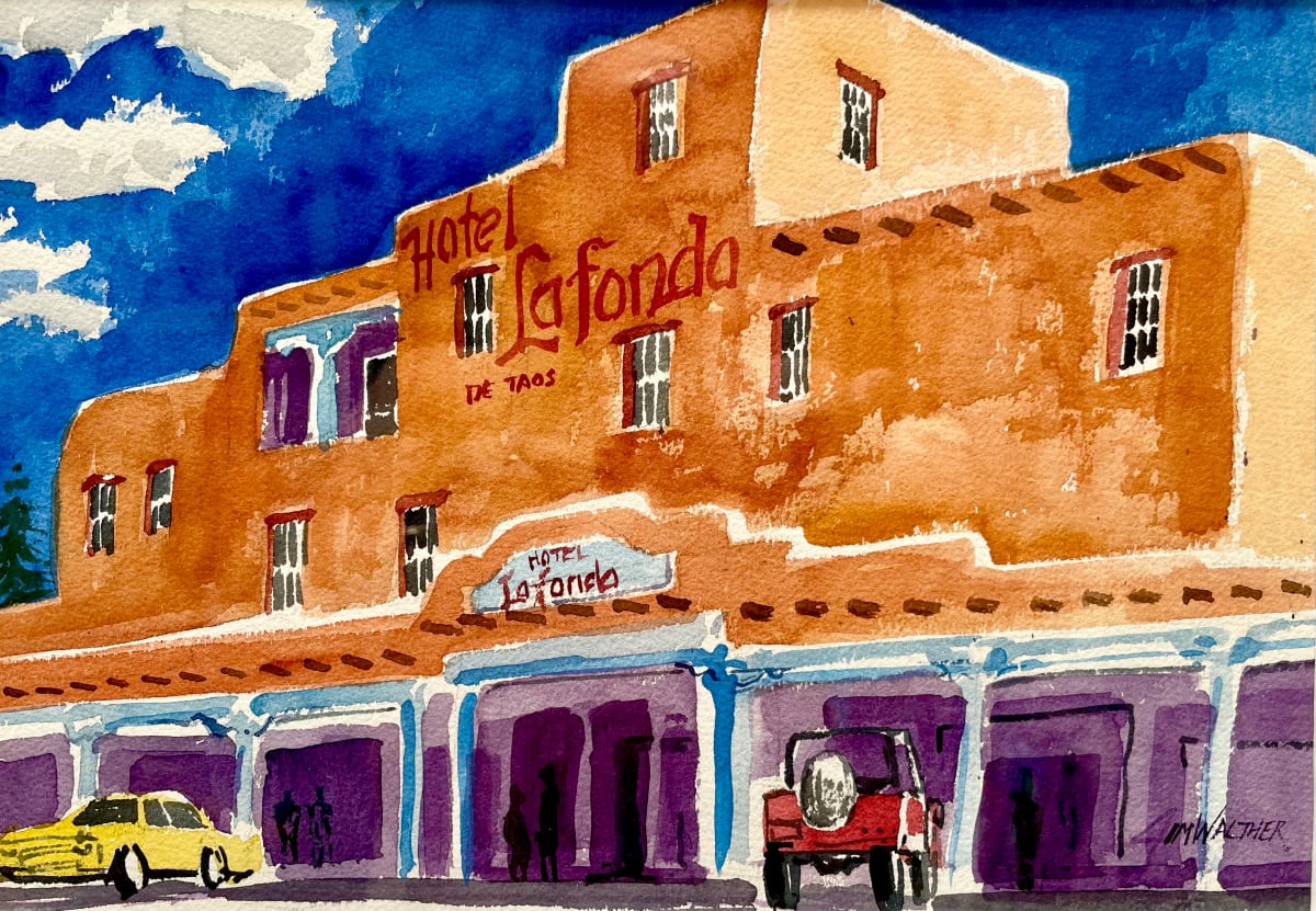 La Fonda de Taos by Jim Walther  Image: During my first visit to Taos, I was fascinated by the history of the town, its pueblo and people. The iconic hotel on Taos Plaza has welcomed travelers for 200 years.