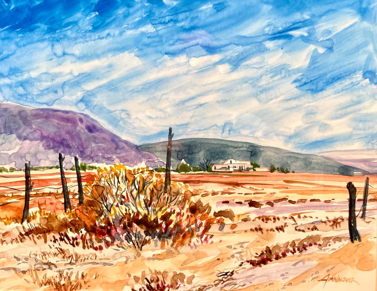Arroyo Hondo near Taos Ski Valley by Jim Walther  Image: A view at the bottom of the valley