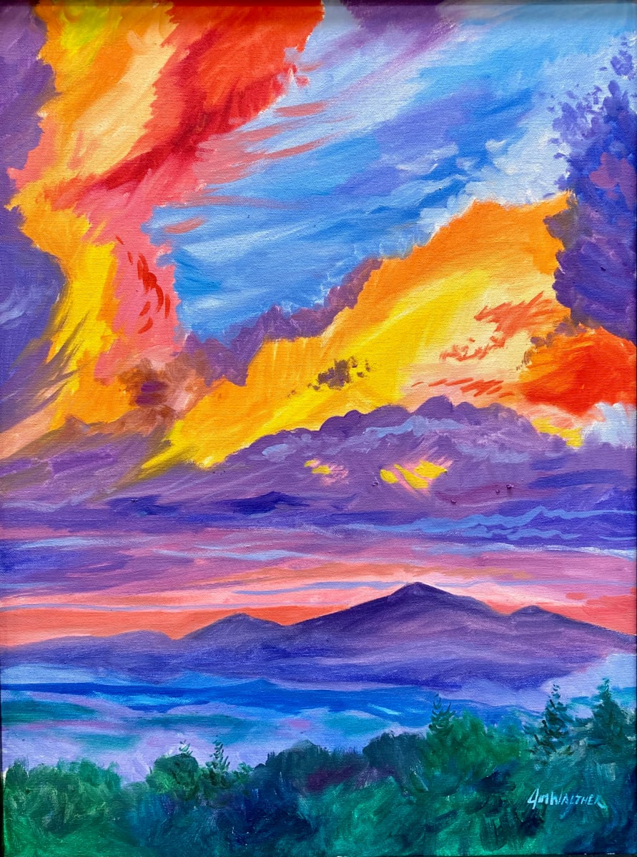 Skyfires over Wheeler Peak by Jim Walther  Image: A beautiful sky over New Mexico's highest mountain