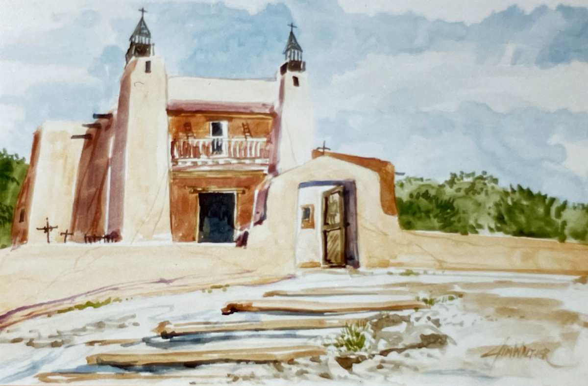 The Chapel at Truchas by Jim Walther 