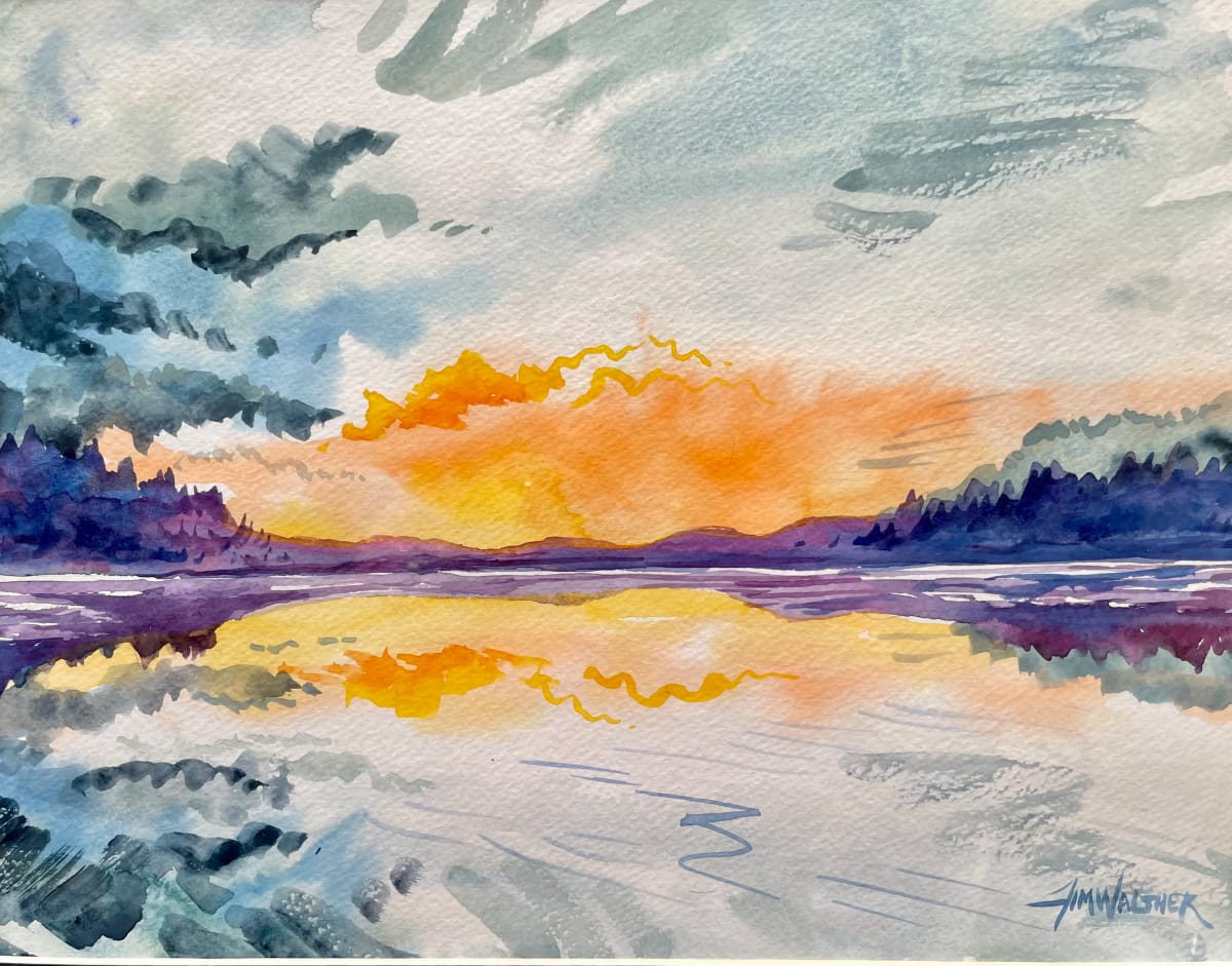 Summersville Lake Winter by Jim Walther  Image: A wintertime view when the lake is lowered