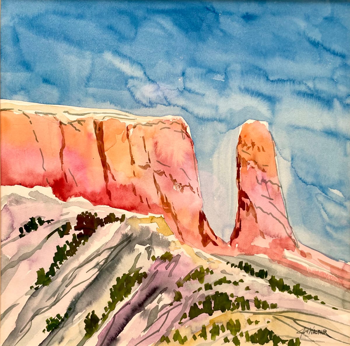 Ghost Ranch Series #2 by Jim Walther  Image: The beautiful Piedra Lumbre at Ghost Ranch