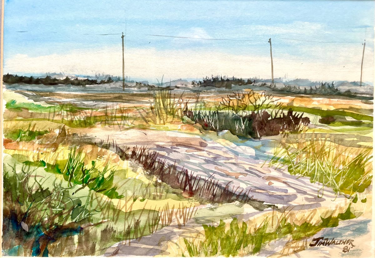 Bayside Camp by Jim Walther  Image: A view of the sound side of the coast in NC