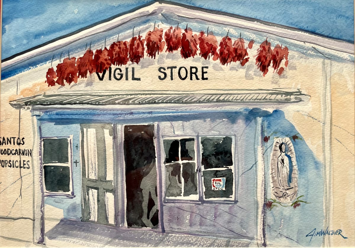 Santos, Woodcarvings, Popsicles... by Jim Walther  Image: The Vigil Family store in Chimayo NM sells an interesting array of goodies