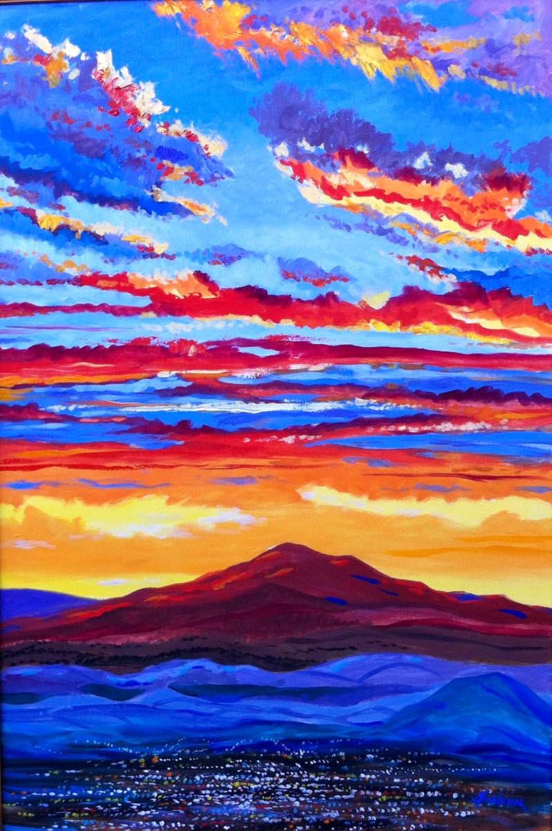 Santa Fe Sunset by Jim Walther 