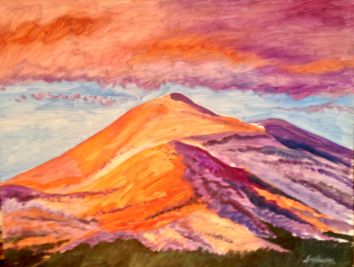 Ruidoso Afternoon by Jim Walther  Image: A view of the bald mountains near Ruidoso NM.
