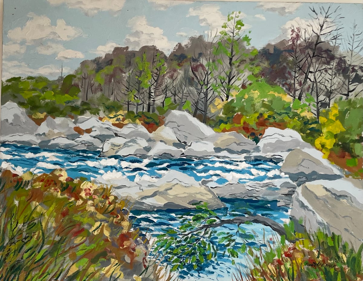 Big Sandy View by Jim Walther  Image: A painting of a favorite subject in northern West Virginia
