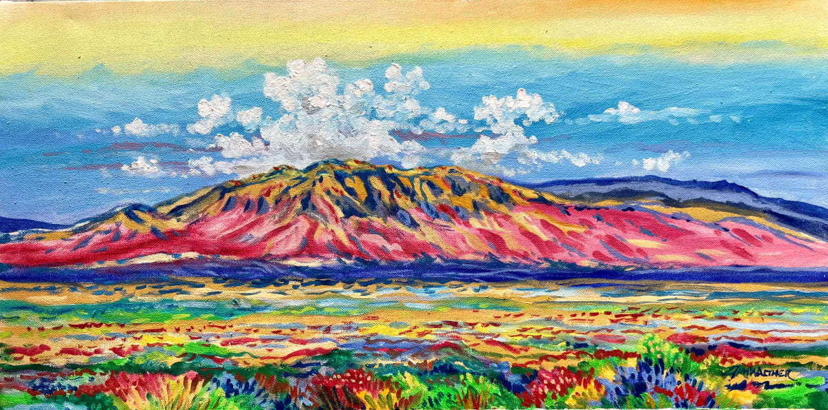 West Albuquerque View by Jim Walther  Image: The Sandia Mountains as seen from out west on the mesa.