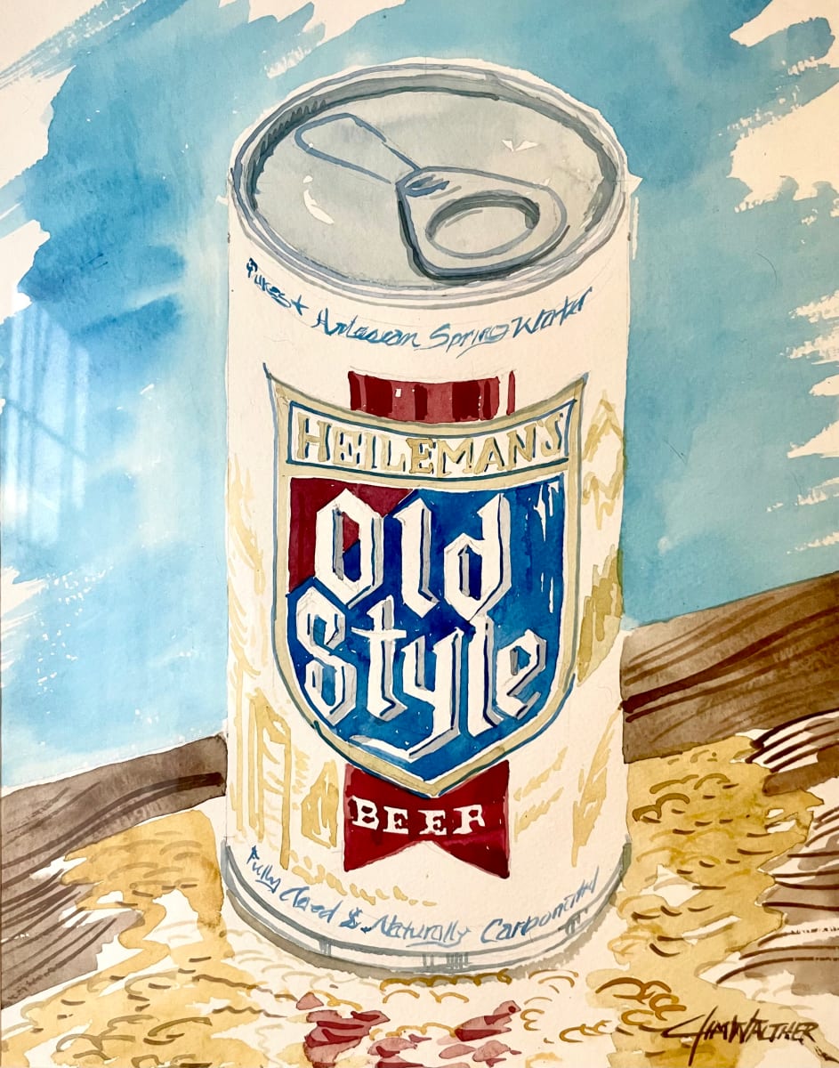 Beer can series, Old Style Beer by Jim Walther 