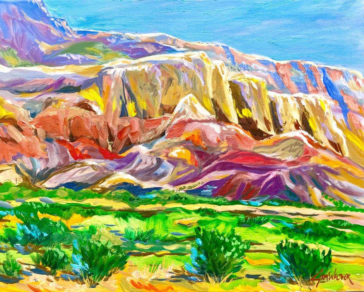 El Rancho de los Brujos by Jim Walther  Image: A view that Georgia O'Keeffe would have enjoyed.