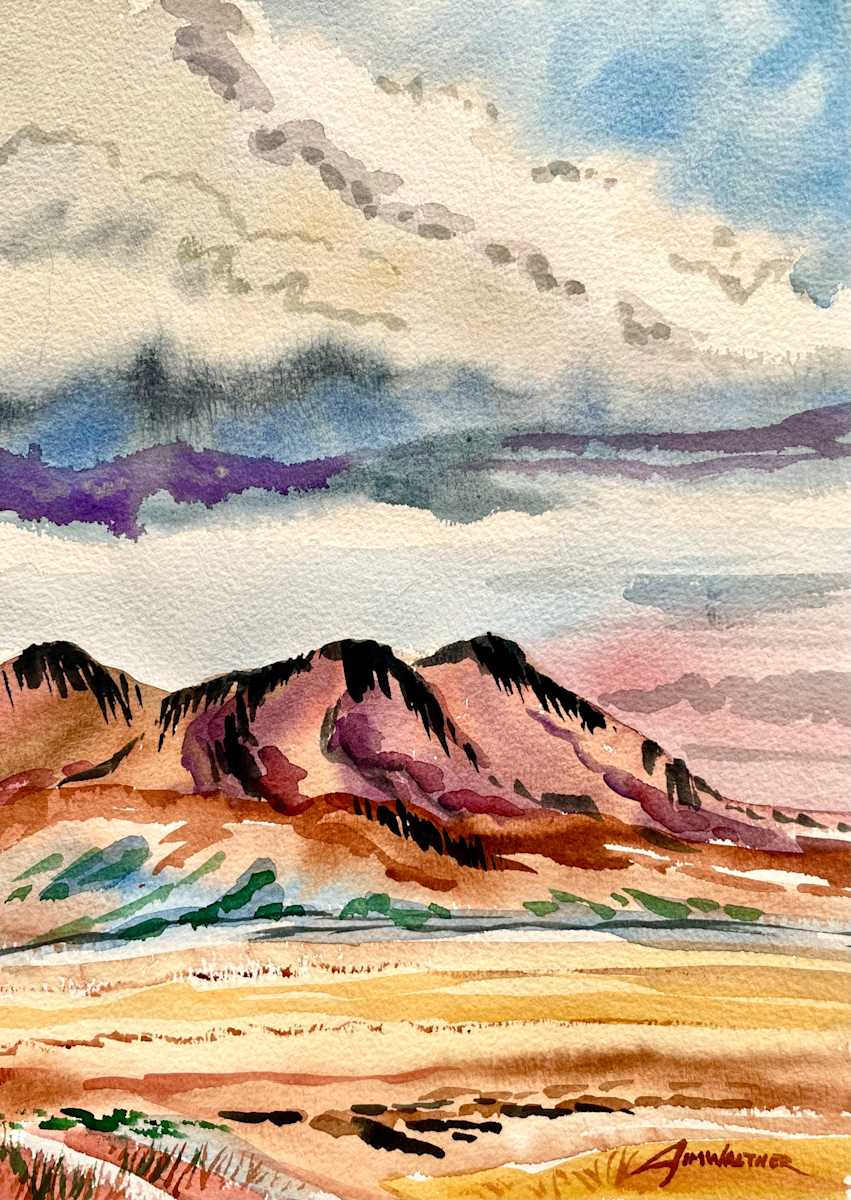 Oscura Mountains, NM by Jim Walther  Image: These are the mountains that ring the area of Trinity Site near Tularossa, NM