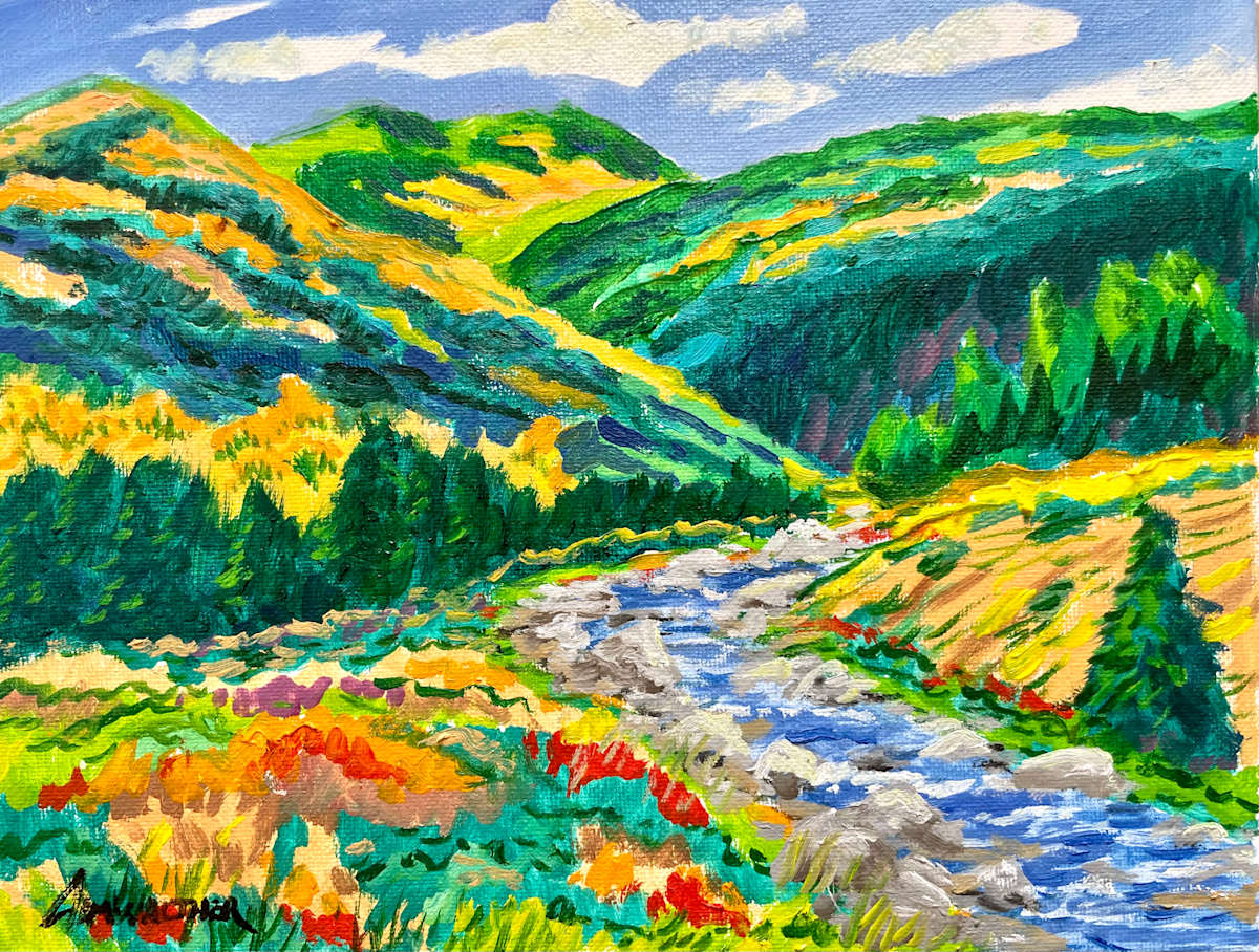 Rio Hondo, Taos Ski Valley by Jim Walther  Image: The Rio Hondo gets its water from the snowpack way up high  in the Taos Mountains. It runs down the valley, and into the Rio Grande.
