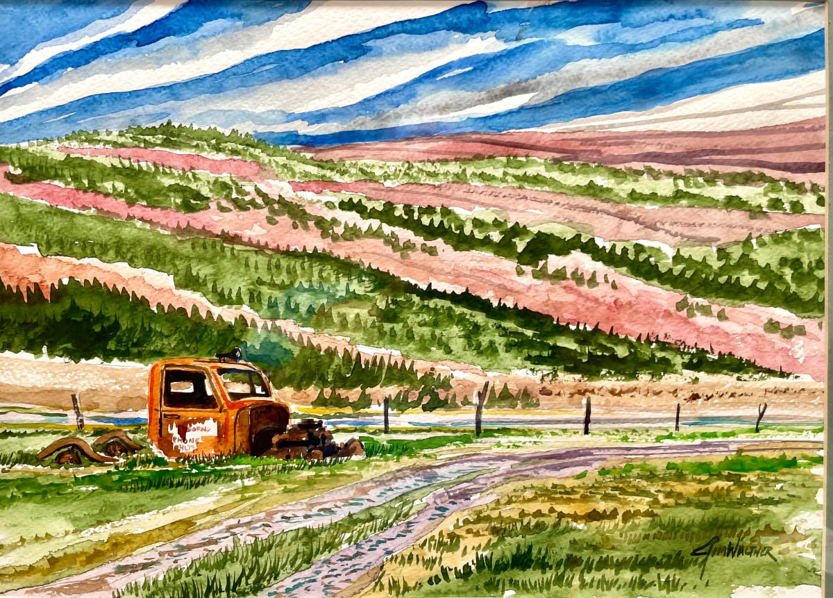 Conejos Relic by Jim Walther  Image: I saw this old truck melting into the earth in Platoro CO.