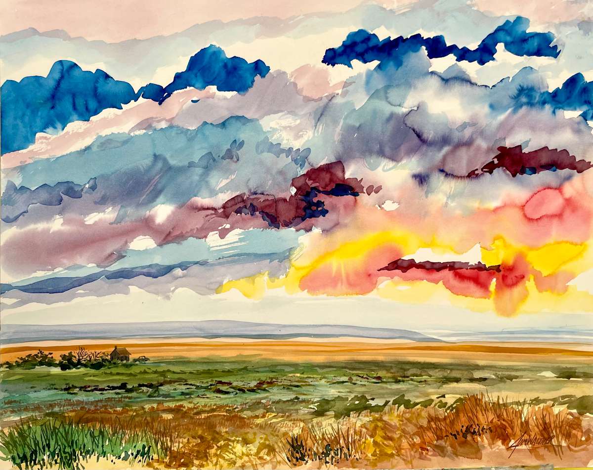 Black Hills Afternoon by Jim Walther  Image: Painted as a companion piece to another sunset scene