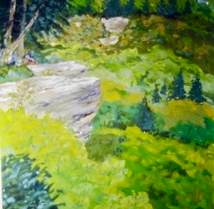 Cooper's Rock View by Jim Walther  Image: These paintings are from way back and were on slides that were not as good as images.