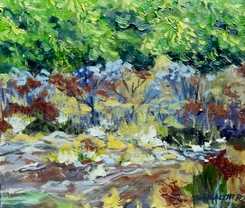 Tucker Co. Roadside by Jim Walther  Image: Painted east of Morgantown on a camping trip