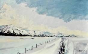 Winter Road by Jim Walther 