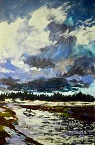 NC Estuary by Jim Walther  Image: From trip east in fall of 1982