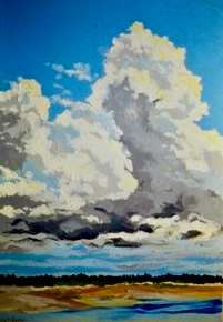 Thunderheads on the Coast by Jim Walther  Image: From the trip to the Hatteras Seashore with Gary Wiseman