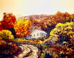 Wiseman's Run by Jim Walther  Image: Wiseman's Run is near Pinch West Virginia, up the Elk River. It was the traditional home of the late Gary Wiseman's family members.