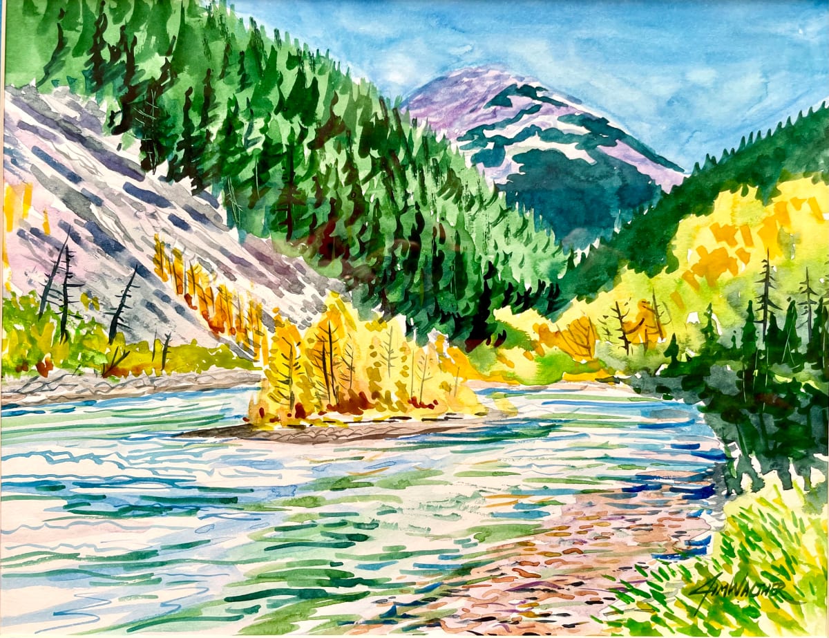 On the Sweet Animas by Jim Walther  Image: A view from the Durango & Silverton headed into the mountains